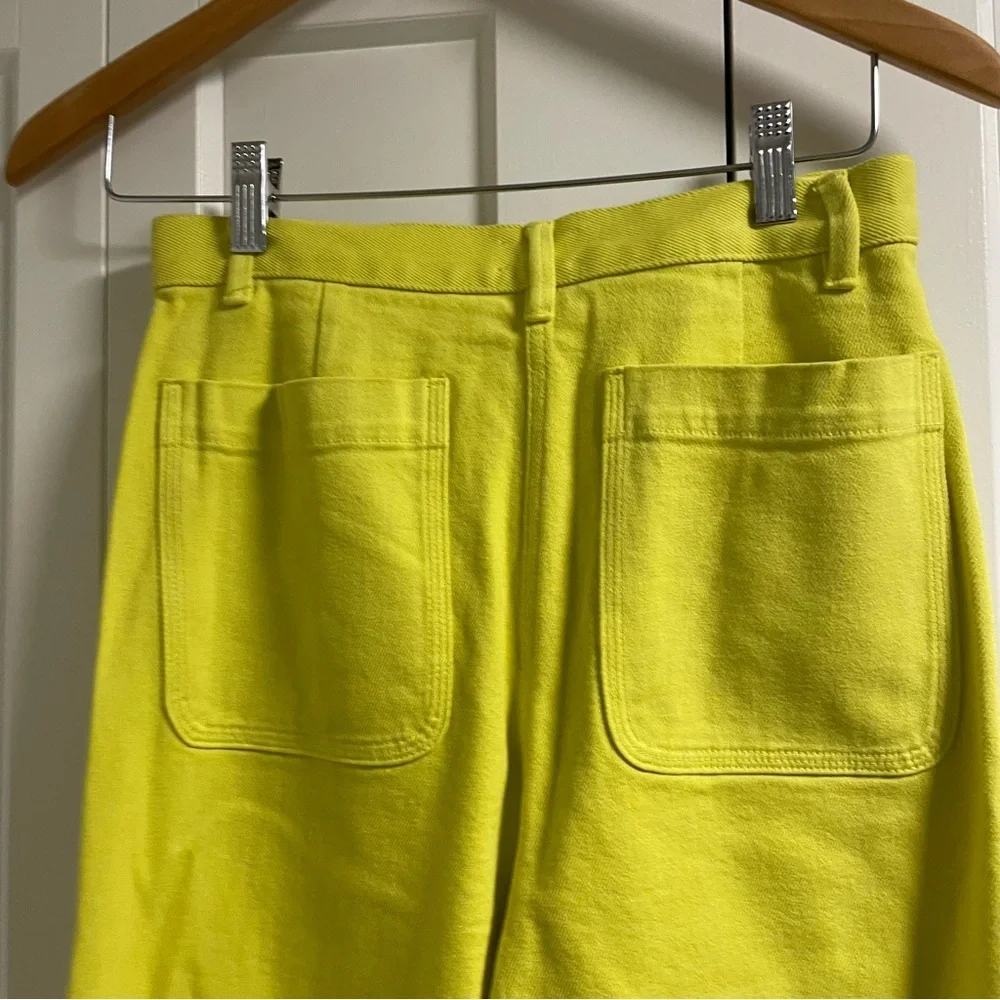 Wilfred Le Fou Iven Pant Neon Denim Jean Carpenter Cargo Utility Long Longline - Picture 6 of 6